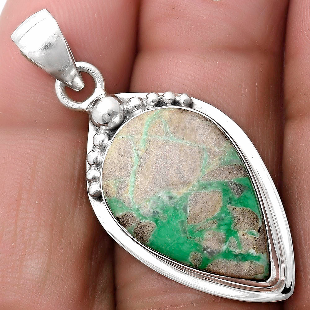 Natural Utah Variscite Pendant P-1350 SDP119809