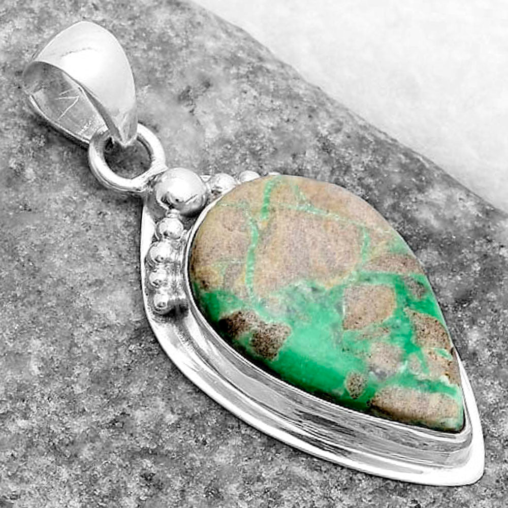 Natural Utah Variscite Pendant P-1350 SDP119809