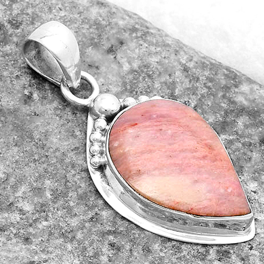 Natural Pink Tulip Quartz Pendant P-1350 SDP119817