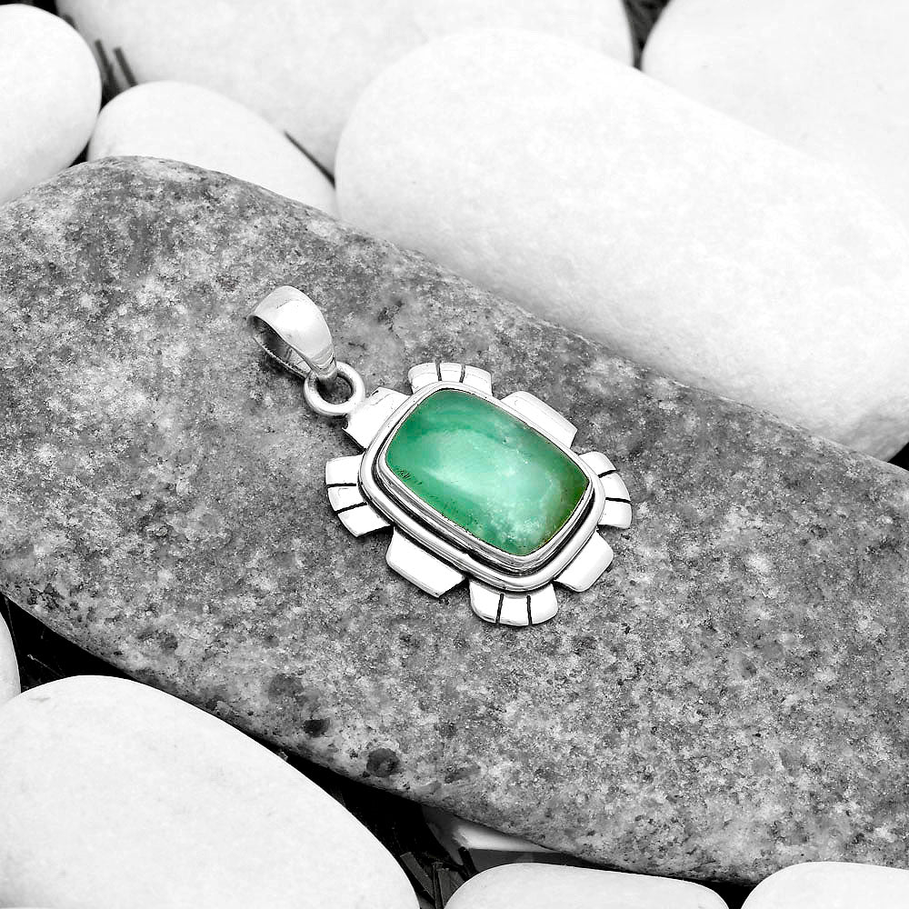 Natural Boulder Chrysoprase Australia Pendant P-1179 SDP119956