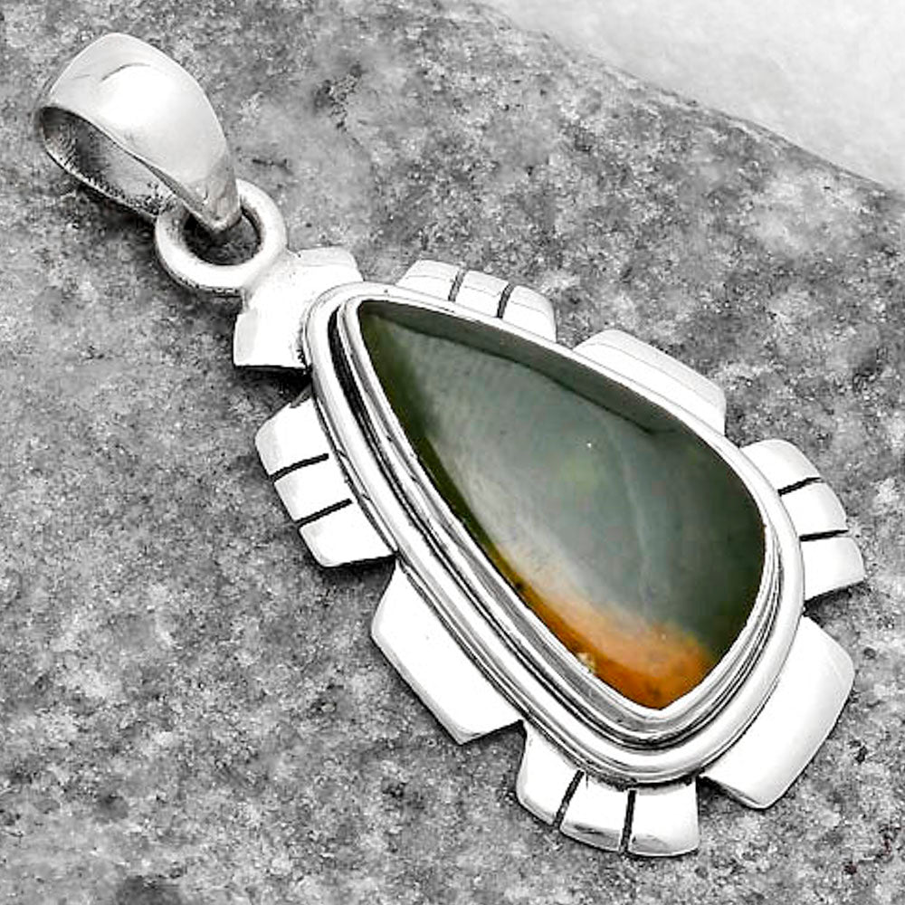 Natural Chrome Chalcedony Pendant P-1179 SDP119993