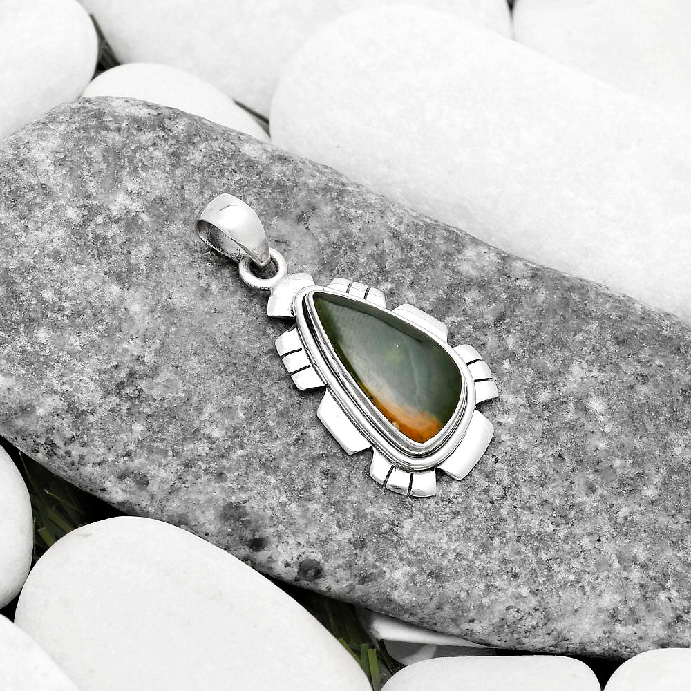 Natural Chrome Chalcedony Pendant P-1179 SDP119993