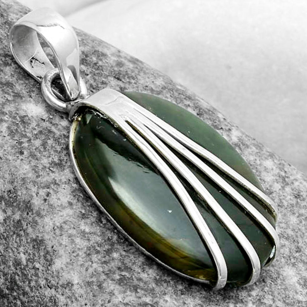 Natural Chrome Chalcedony Pendant P-1302 SDP121008