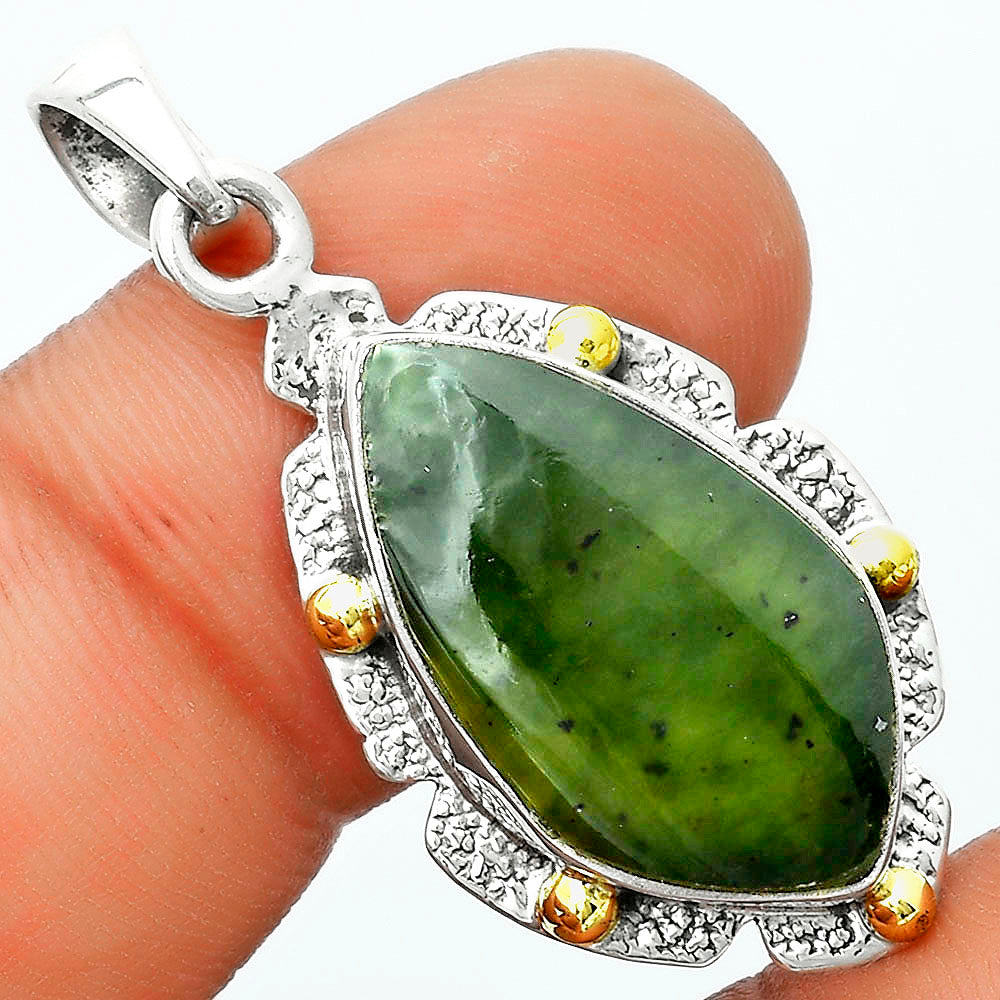 Natural Chrome Chalcedony Pendant P-1485 SDP123723