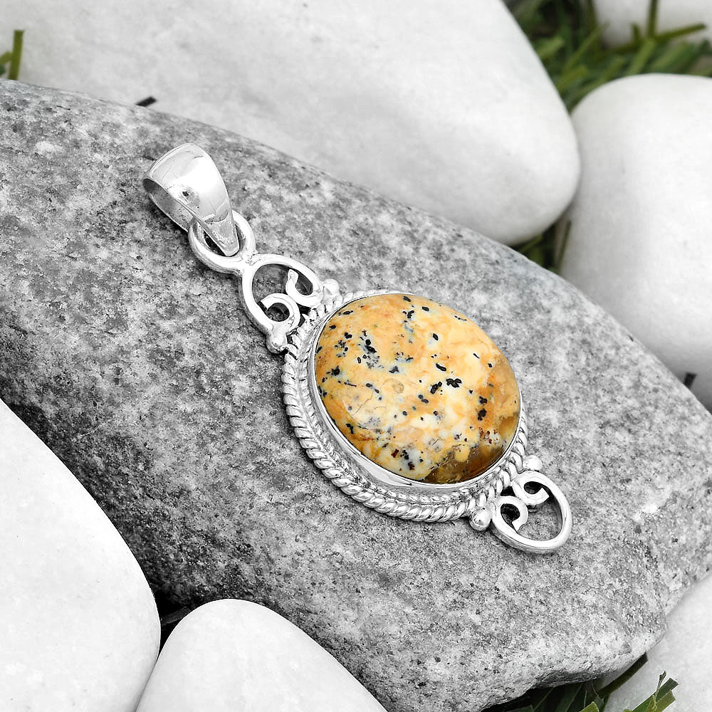 Natural Picture Jasper Pendant P-1696 SDP124033