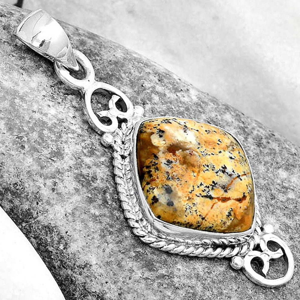 Natural Picture Jasper Pendant P-1696 SDP124069