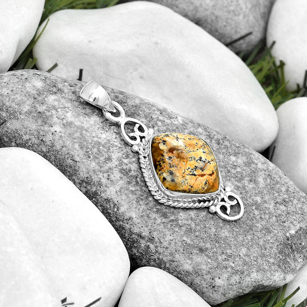 Natural Picture Jasper Pendant P-1696 SDP124069