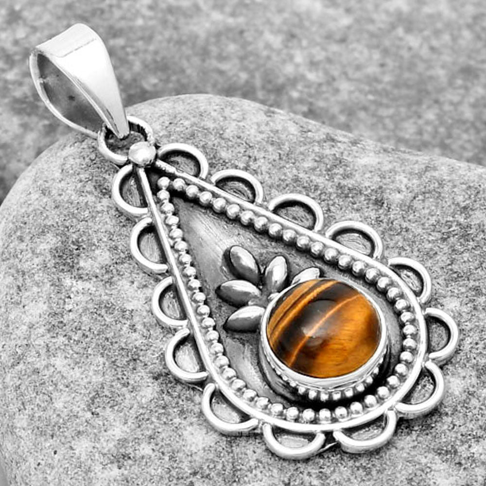 Natural Tiger Eye - Africa Pendant P-1033 SDP125443