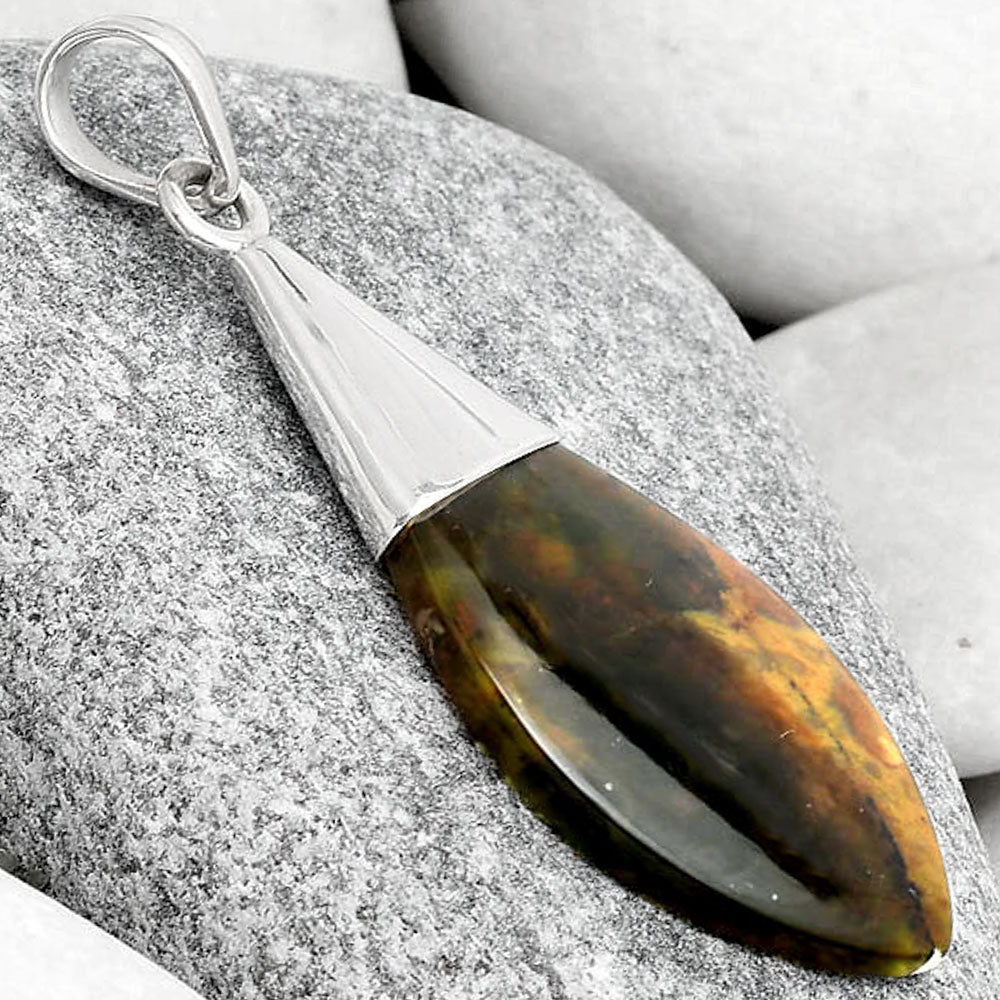 Natural Chrome Chalcedony Pendant P-1016 SDP126005