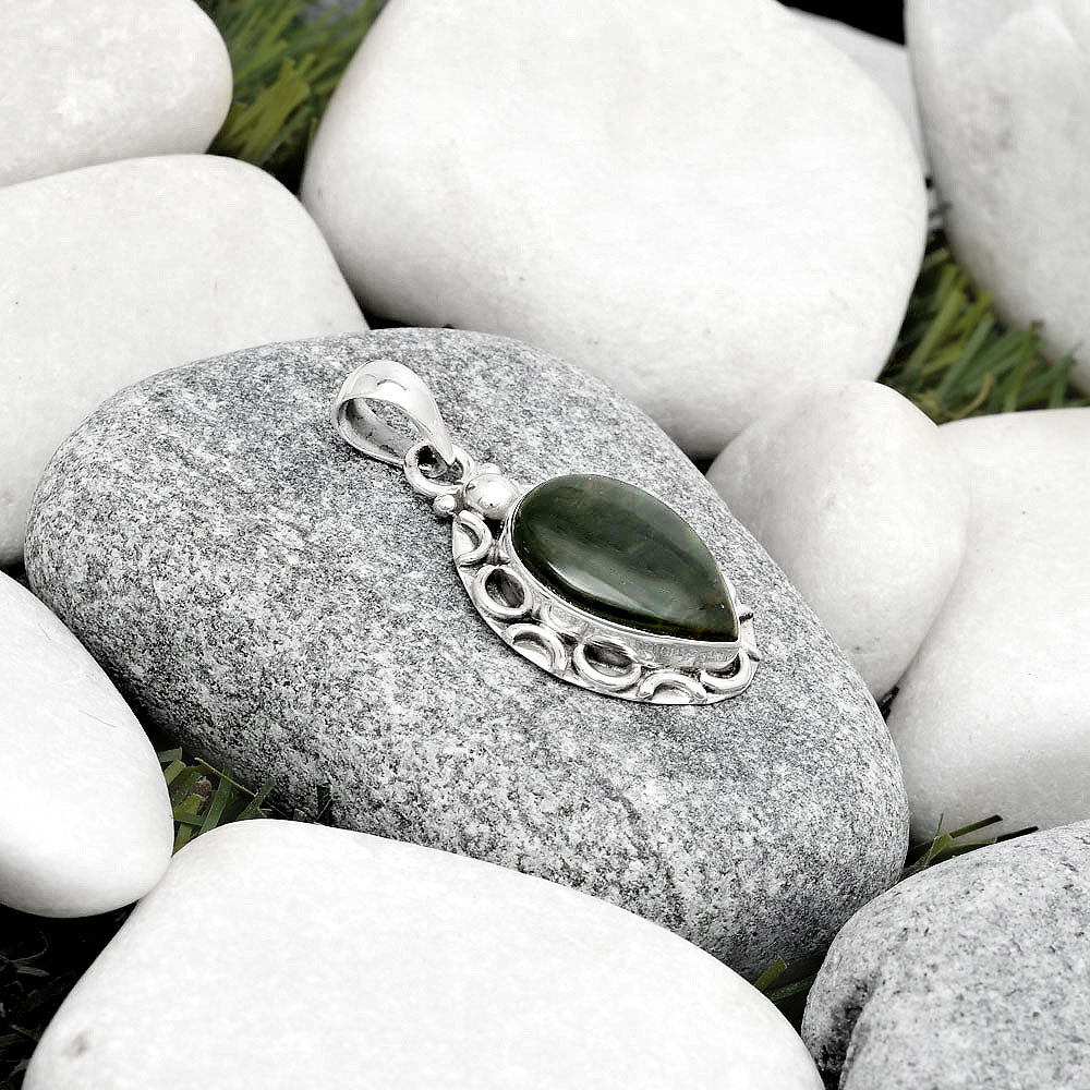 Natural Chrome Chalcedony Pendant P-1242 SDP126249