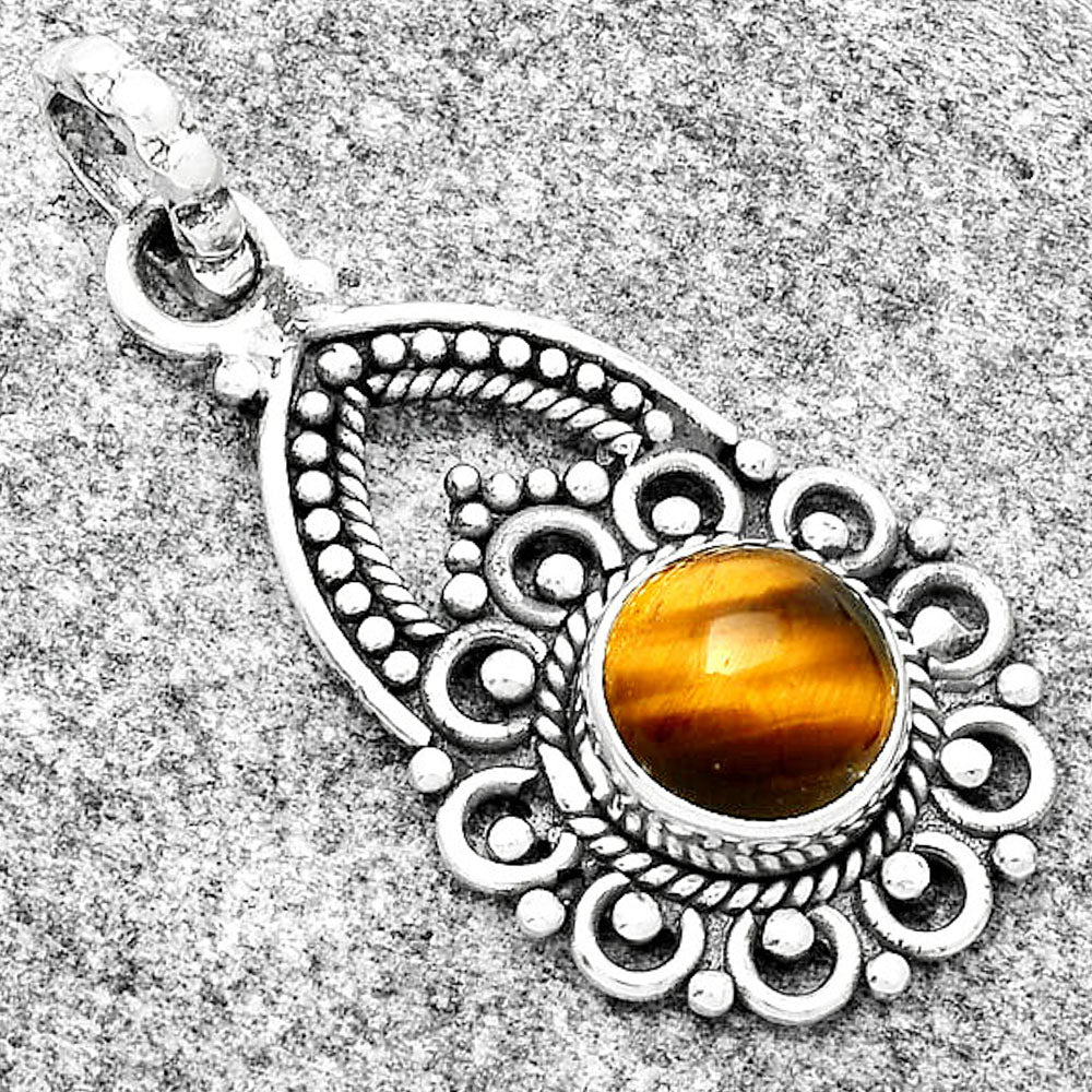 Natural Tiger Eye - Africa Pendant P-1224 SDP126476
