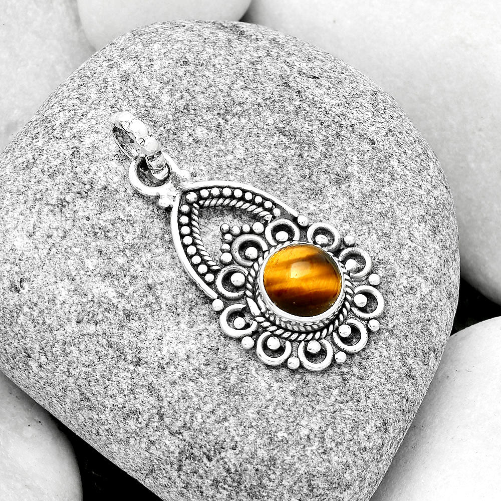 Natural Tiger Eye - Africa Pendant P-1224 SDP126476