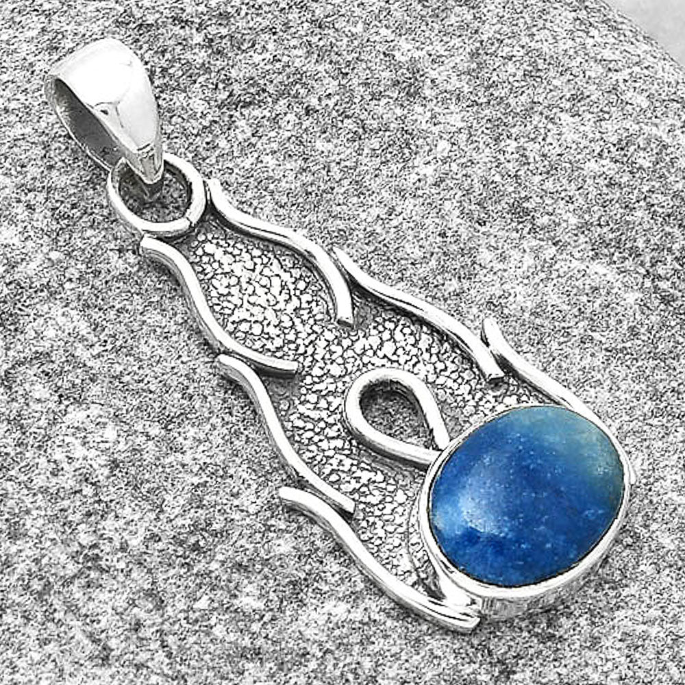Natural Blue Quartz Pendant P-1400 SDP127301