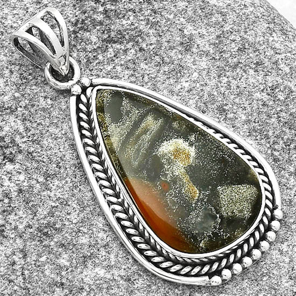 Natural Tabu Jasper Pendant P-1104 SDP128161