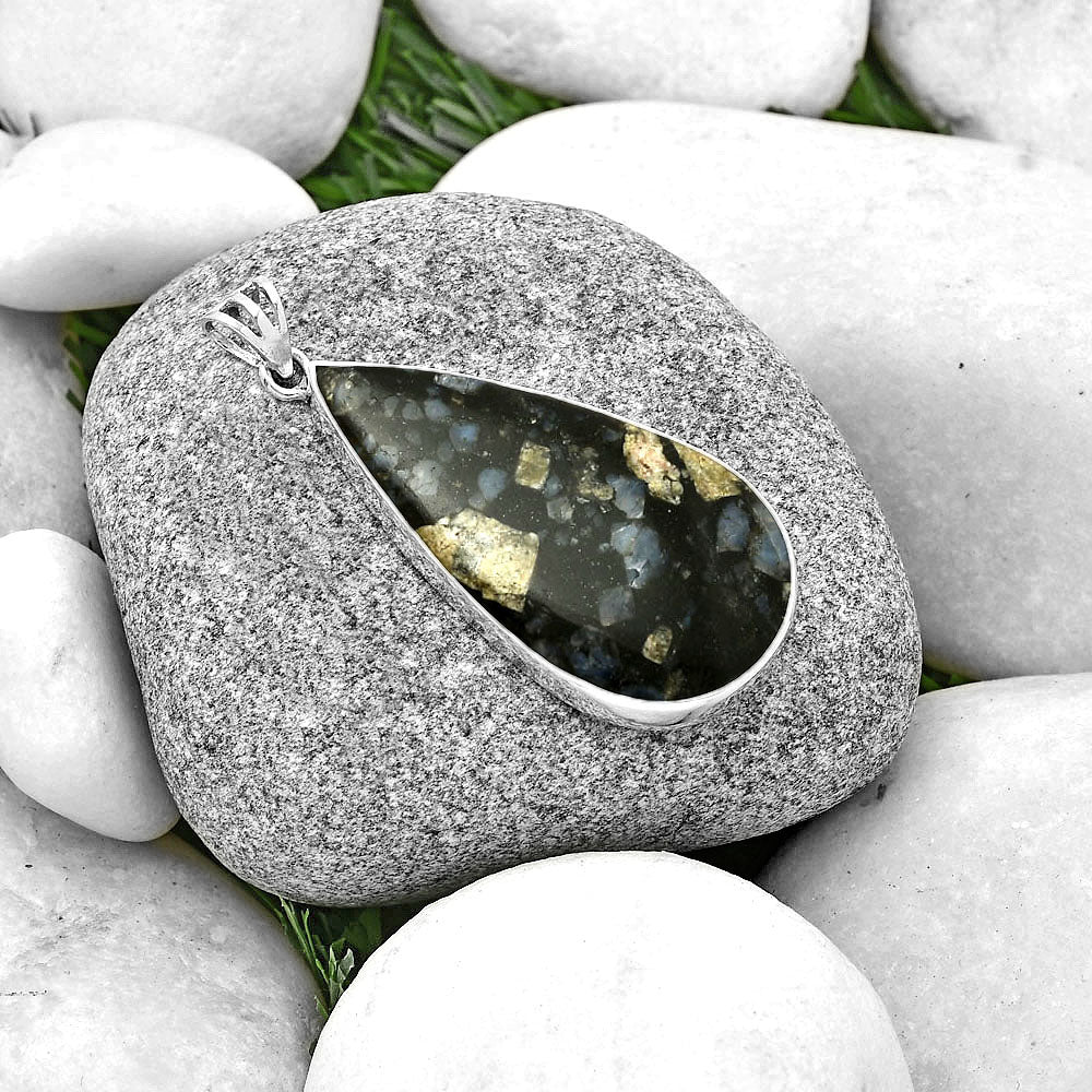 Llanite Blue Opal Crystal Sphere Pendant P-1001 SDP128498