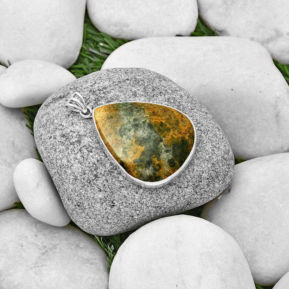 Natural Ocean Jasper - Madagascar Pendant P-1001 SDP128582