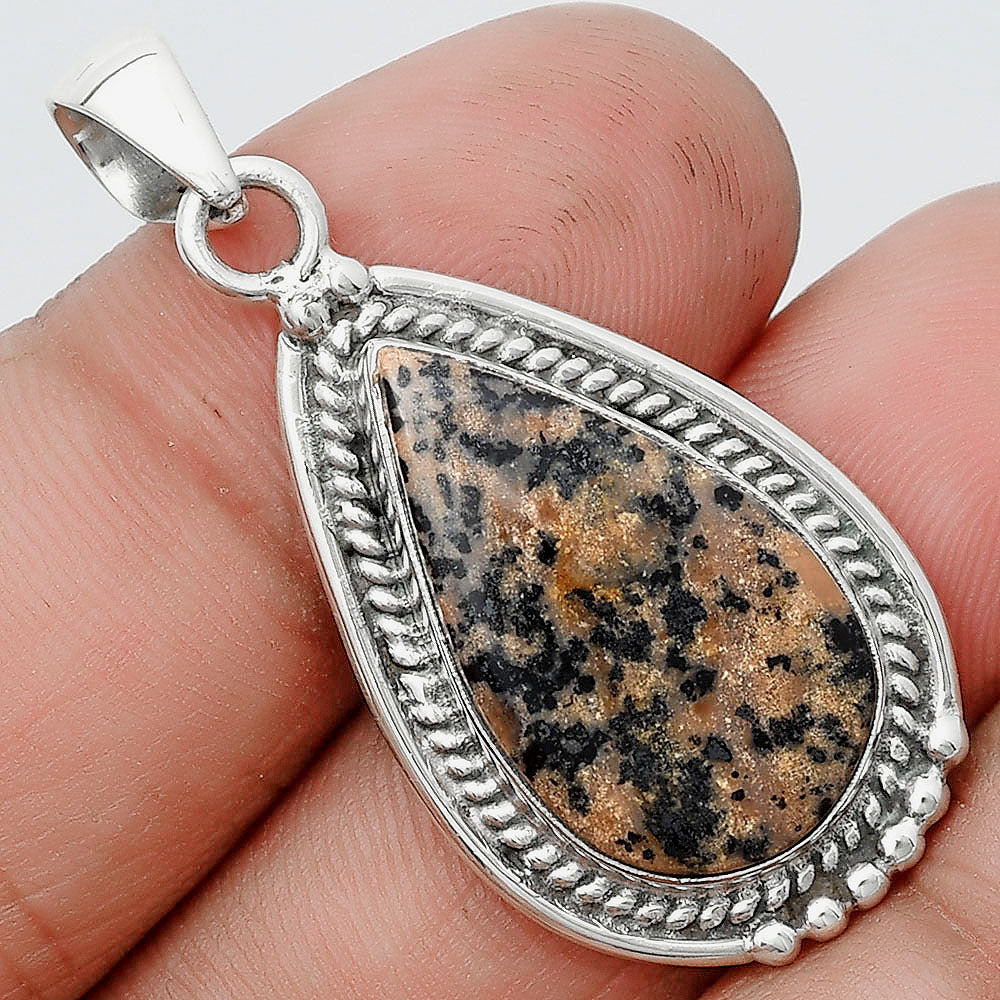 Natural Russian Honey Dendrite Opal Pendant P-1511 SDP129049
