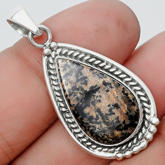 Natural Russian Honey Dendrite Opal Pendant P-1511 SDP129051-0