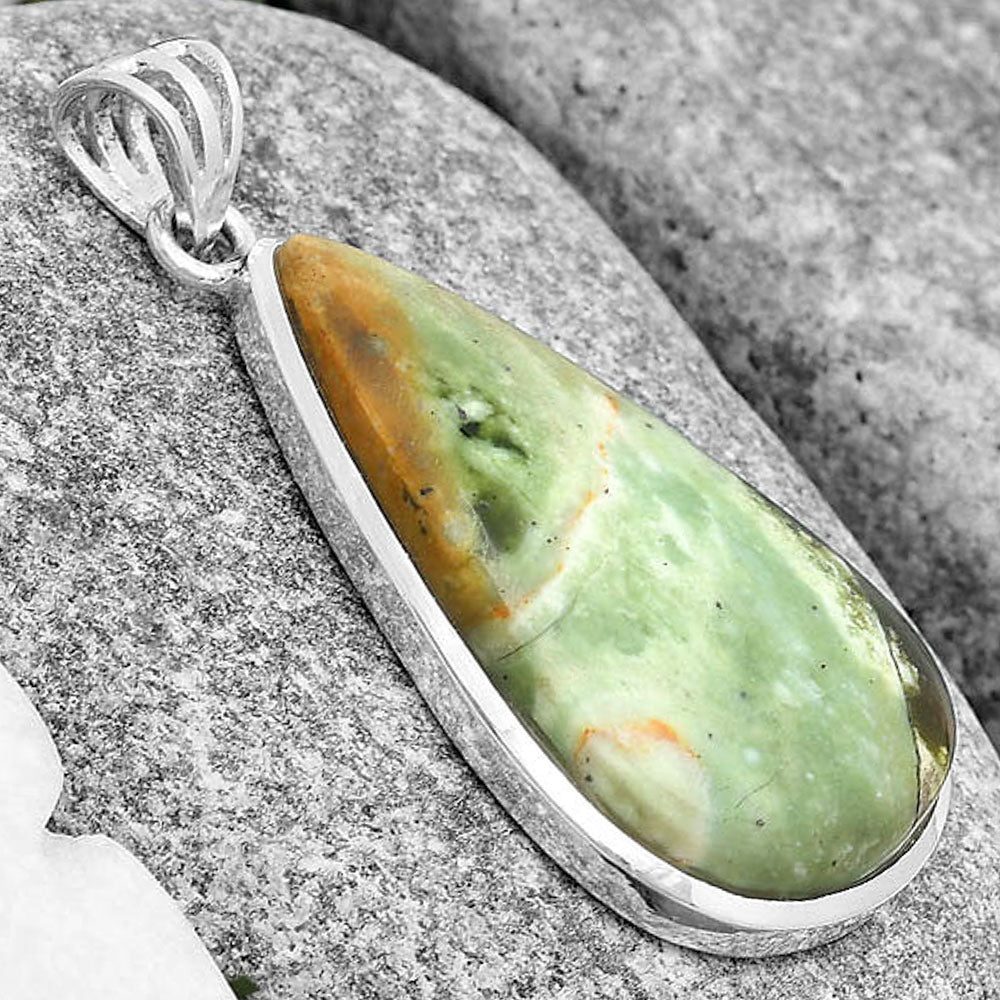 Natural Chrome Chalcedony Pendant P-1002 SDP129641