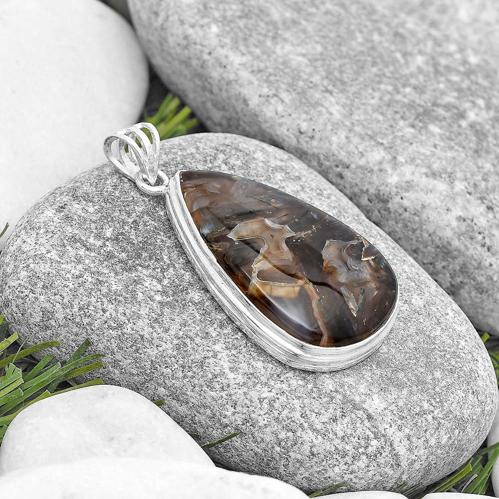 Natural Tube Agate - Turkish Pendant P-1050 SDP129776