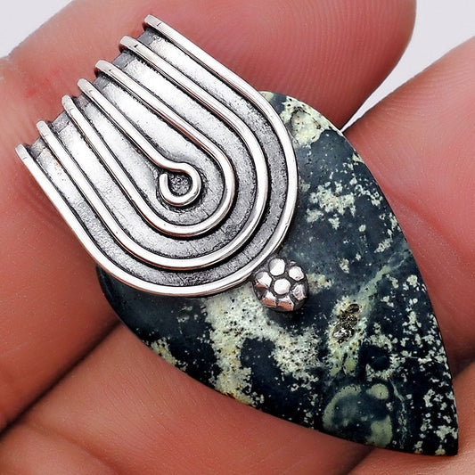Natural Star Galaxy Jasper Pendant P-1584 SDP130379