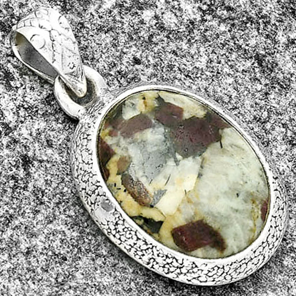 Natural Russian Eudialyte Pendant P-1538 SDP131707