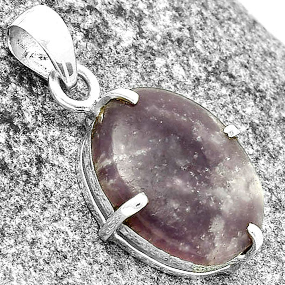 Natural Purple Lepidolite Pendant P-1013 SDP132109