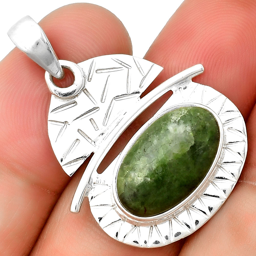 Natural Serpentine Pendant P-1191 SDP132383