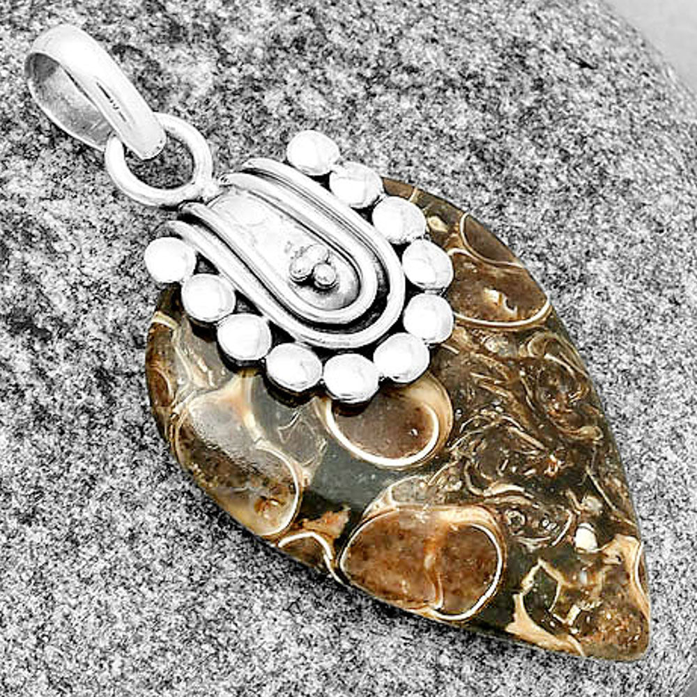 Natural Turtella Jasper - USA Pendant P-1599 SDP132477