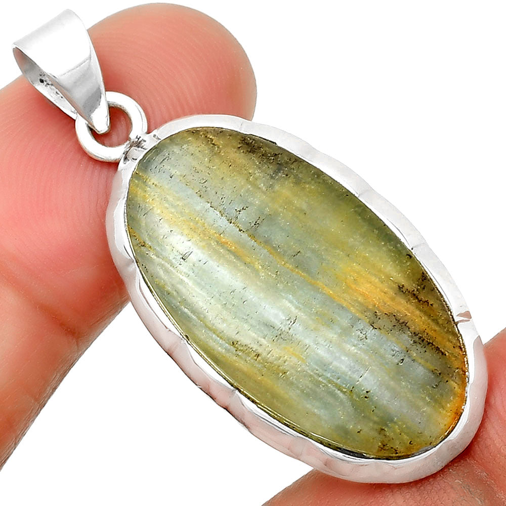 Natural Blue Aragonite Pendant P-1110 SDP133346