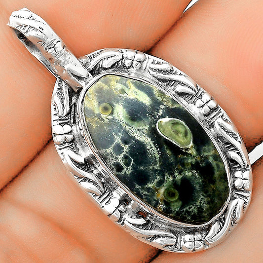 Natural Star Galaxy Jasper Pendant P-1375 SDP134762
