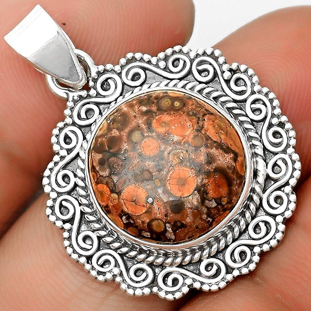 Natural Poppy Jasper Pendant P-1214 SDP135252