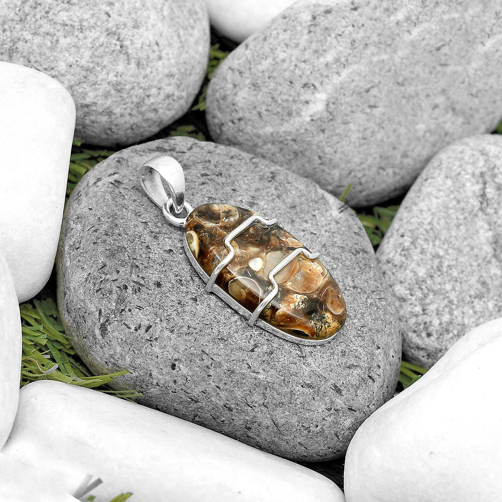 Natural Turtella Jasper - USA Pendant P-1638 SDP135488