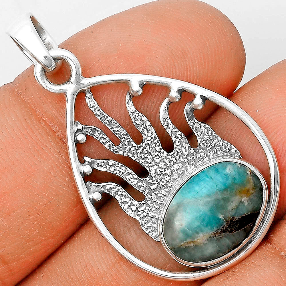 Natural Paraiba Amazonite Pendant P-1209 SDP136233