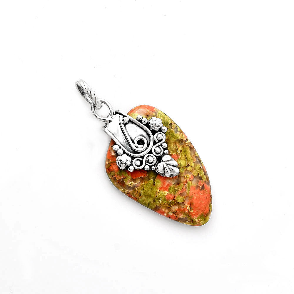 Natural Unakite Pendant P-1313 SDP136406