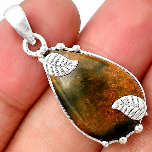 Natural Chrome Chalcedony Pendant P-1226 SDP137618