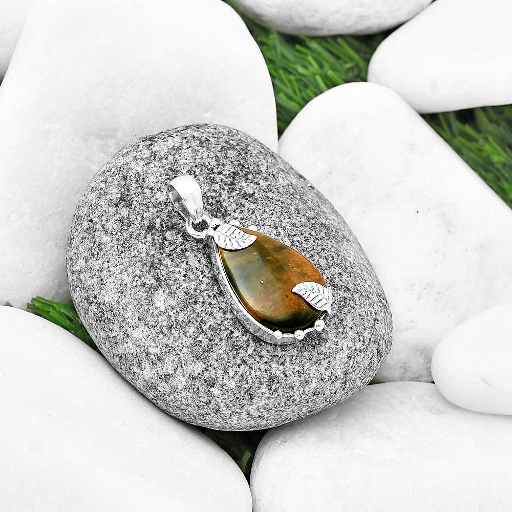 Natural Chrome Chalcedony Pendant P-1226 SDP137618