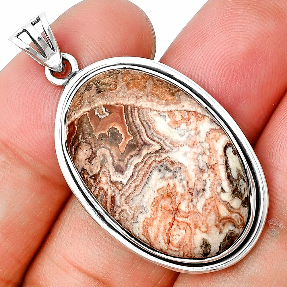 Natural Rosetta Picture Jasper Pendant P-1050 SDP138863