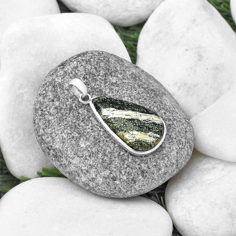 Natural Chrysotile Pendant P-1002 SDP140512