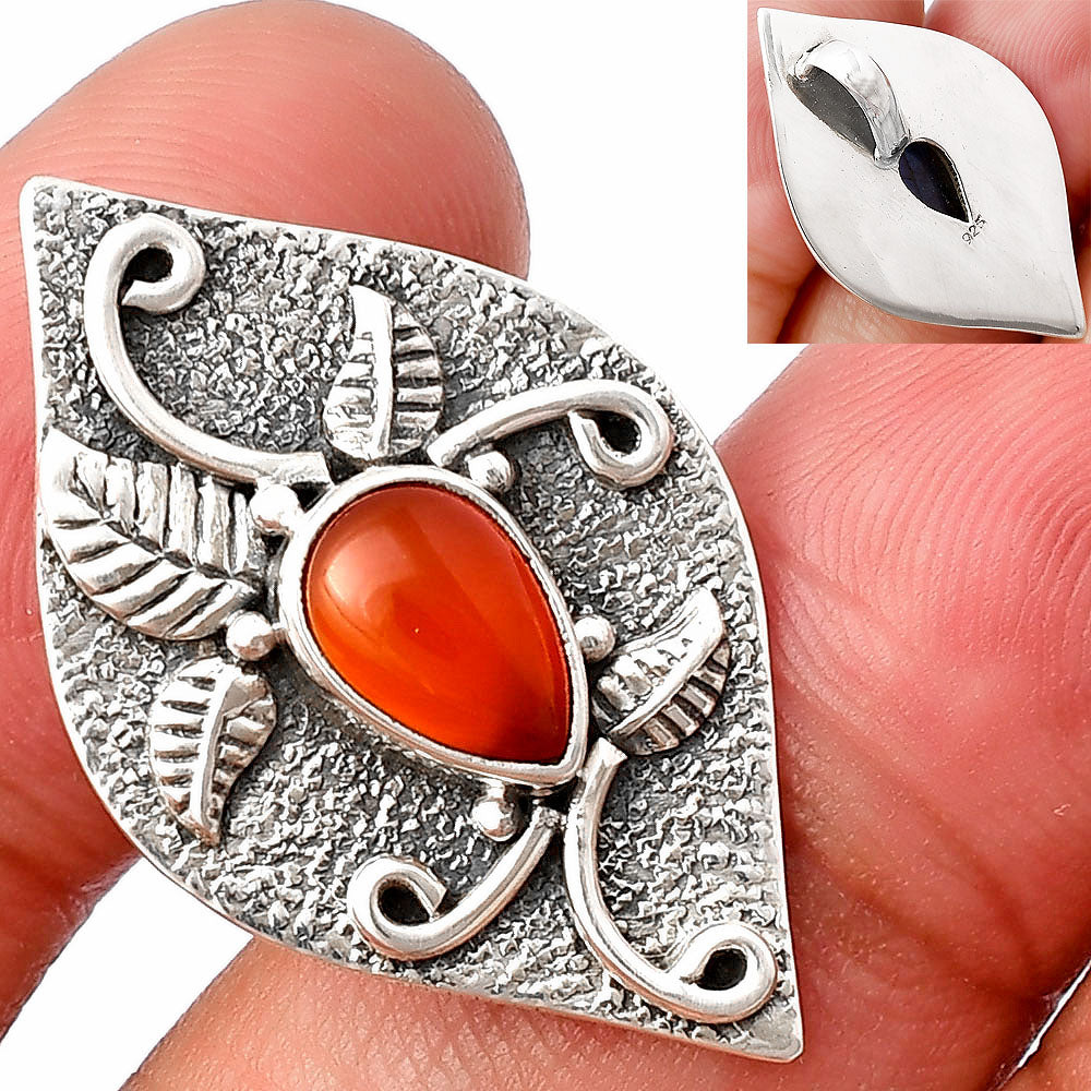 Natural Carnelian Pendant P-1518 SDP140743