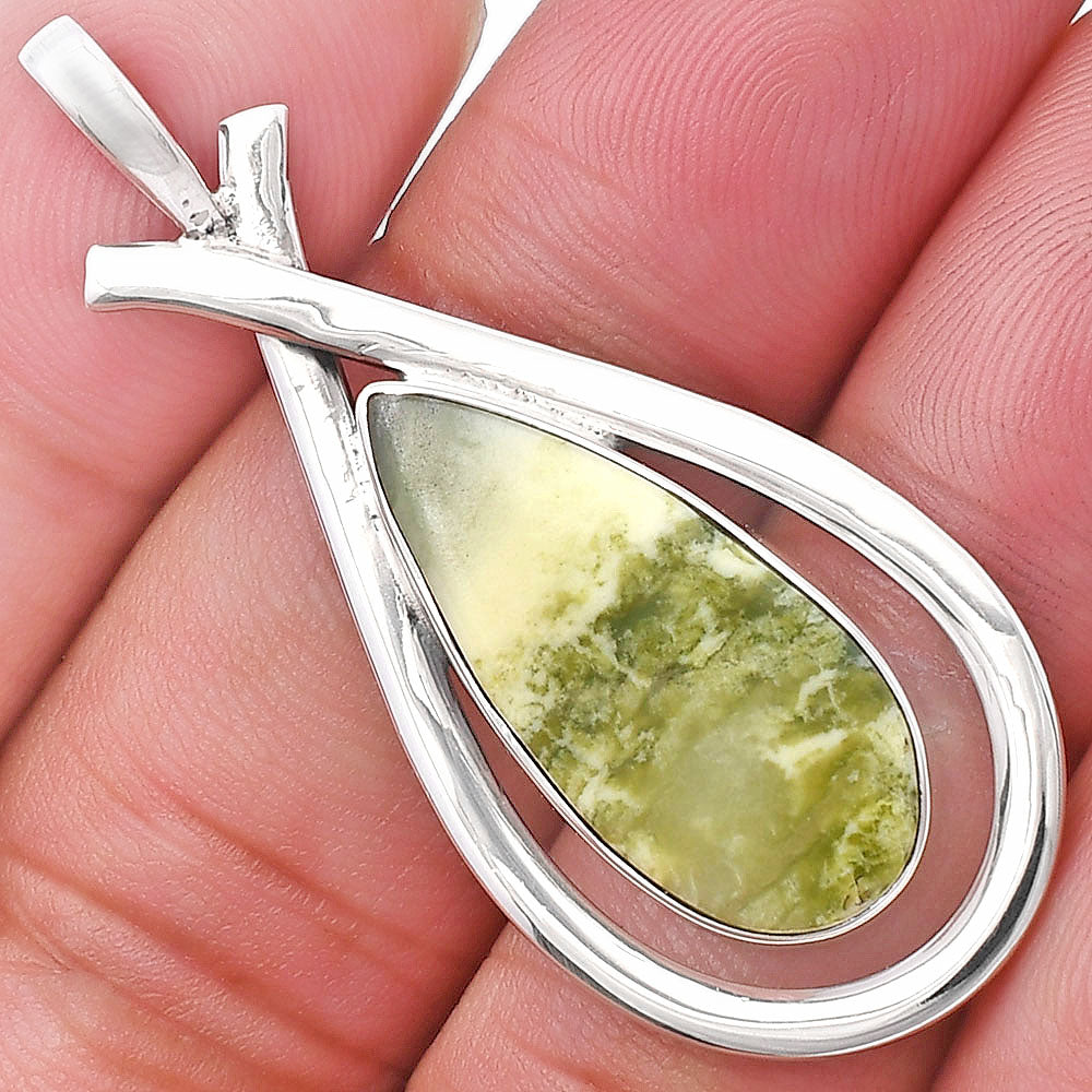 Natural Serpentine Pendant P-1314 SDP143992
