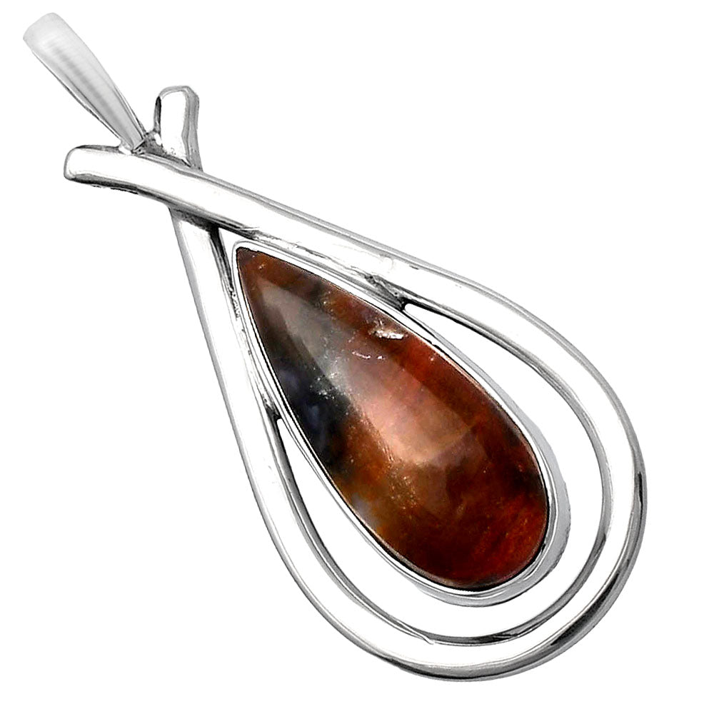 Natural Polygram Jasper Pendant P-1314 SDP144012