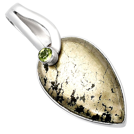 Apache Gold Healer's Gold & Peridot Pendant P-1251 SDP144090