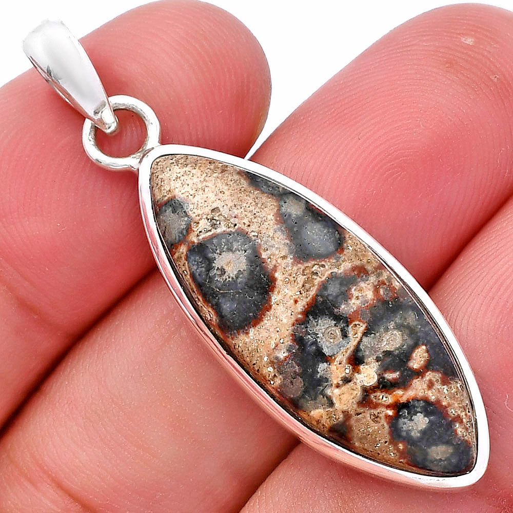 Natural Viper Skin Jasper Pendant P-1002 SDP144591