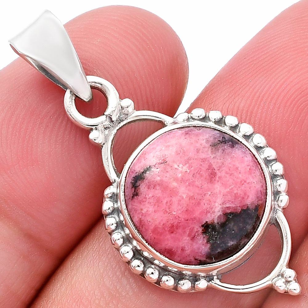 Natural Rhodonite Pendant P-1639 SDP144680