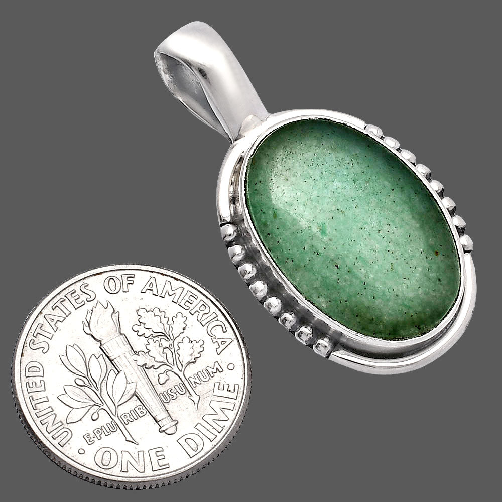 Natural Green Aventurine Pendant P-1326 SDP145830