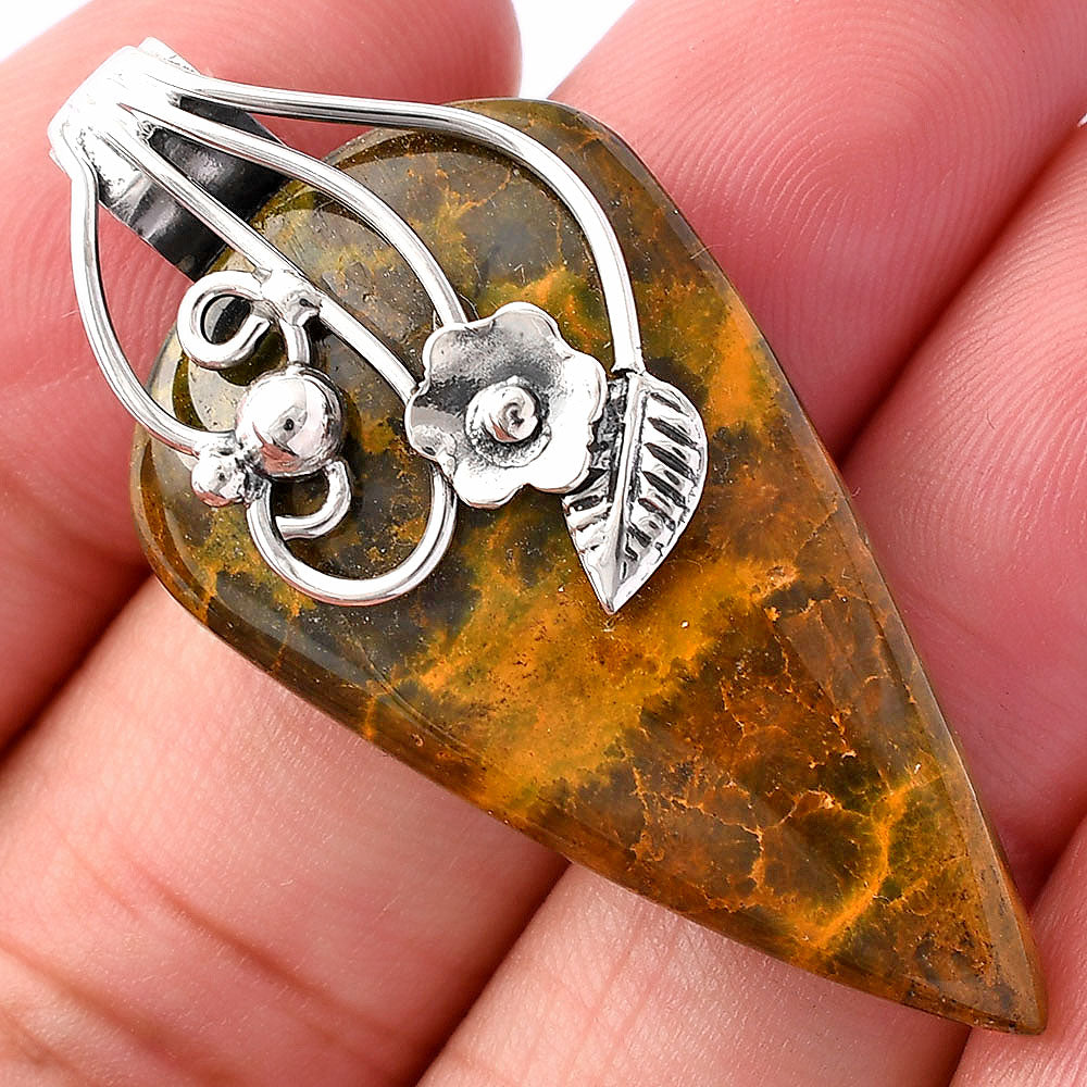 Natural Ocean Jasper - Madagascar Pendant P-1581 SDP146017