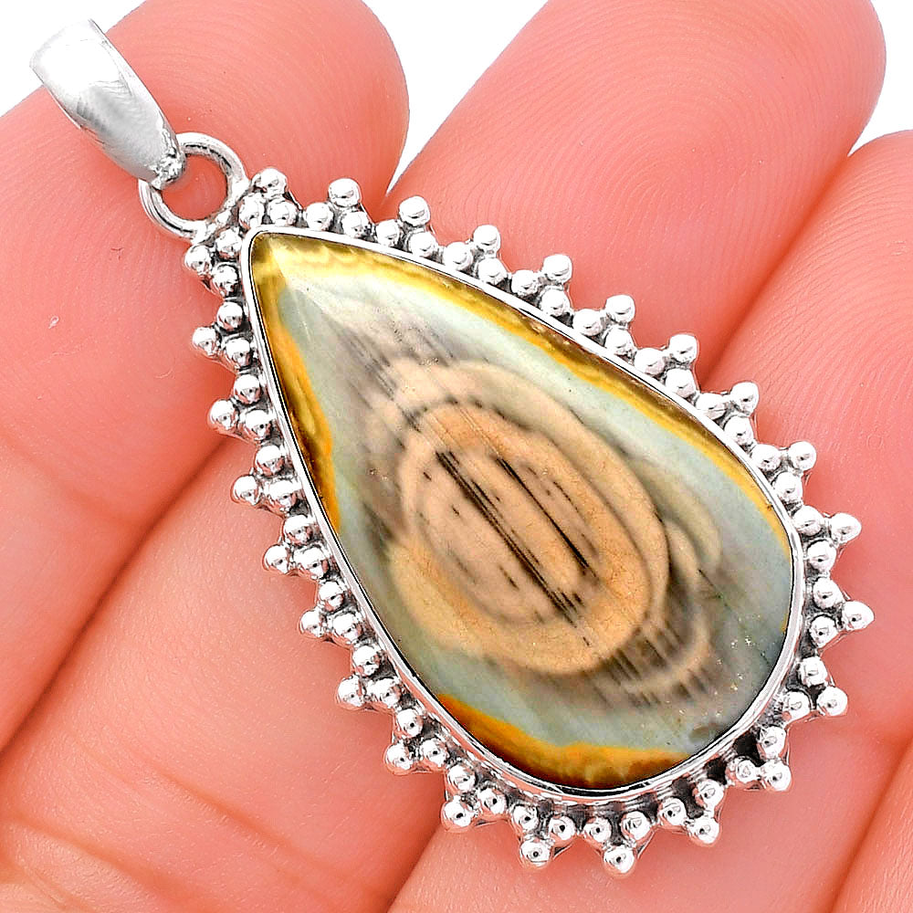 Natural Imperial Jasper - Mexico Pendant P-1066 SDP146169