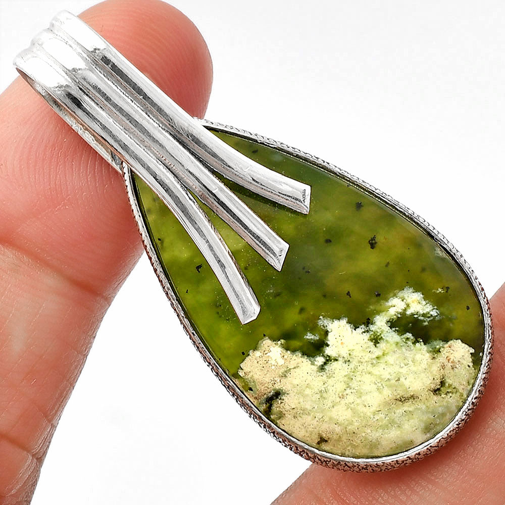 Natural Chrome Chalcedony Pendant P-1167 SDP147410