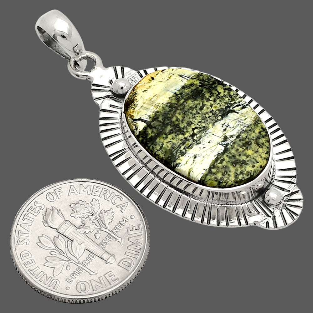 Natural Chrysotile Pendant P-1732 SDP148289
